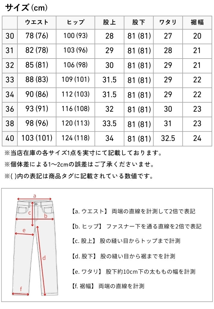 LEVIS リーバイス 501 リジット オリジナル ボタンフライ ストレート (005010000)