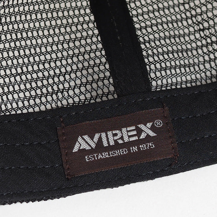 AVIREX アビレックス メッシュキャップ 深め 帽子 EQUIPMENT 刺繍 (14407300)