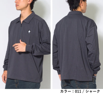 COLUMBIA コロンビア ポロシャツ 長袖 ハーフジップ 吸湿速乾 (PM0565)