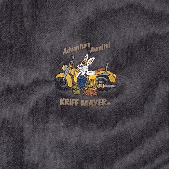 KRIFF MAYER クリフメイヤー トレーナー 裏起毛 ワンポイント バイクラビット (2523104)
