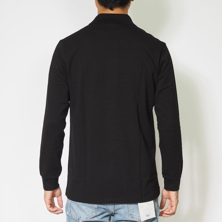 LACOSTE ラコステ ポロシャツ 長袖 鹿の子 ワンポイント クラシックフィット 日本製 (L1312MJ)