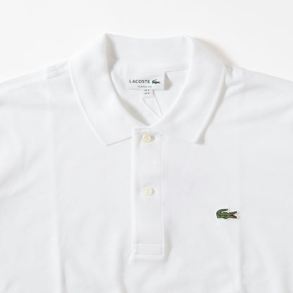 LACOSTE ラコステ ポロシャツ 長袖 鹿の子 ワンポイント クラシックフィット 日本製 (L1312MJ)