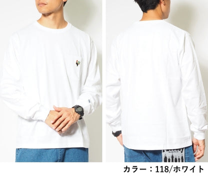 Lee リー ロンT 長袖 ポケット付き ワンポイント ニワトリ (LT3208)