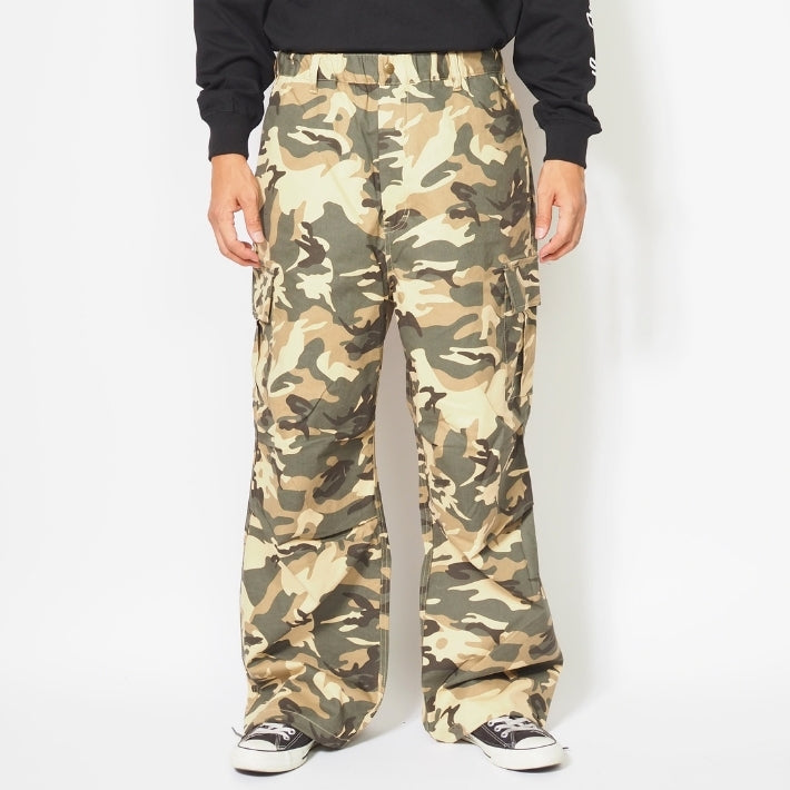 BEN DAVIS ベンデイビス カーゴパンツ 迷彩 カモ柄 オーバーシルエット (T-23180013)