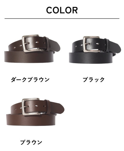 飯田工房 イイダコウボウ レザーベルト 牛革 33mm 本革 日本製 (IK3588)