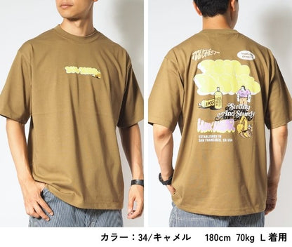 BEN DAVIS ベンデイビス Tシャツ 半袖 スプレー マルチロゴ 接触冷感 (C-25580059)