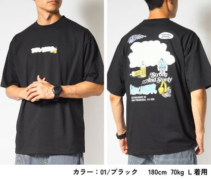 BEN DAVIS ベンデイビス Tシャツ 半袖 スプレー マルチロゴ 接触冷感 (C-25580059)