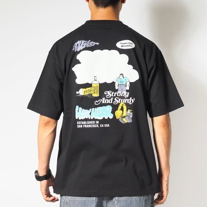 BEN DAVIS ベンデイビス Tシャツ 半袖 スプレー マルチロゴ 接触冷感 (C-25580059)