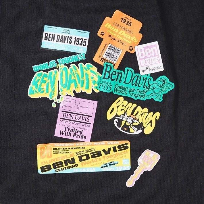 BEN DAVIS ベンデイビス Tシャツ 半袖 マルチアーカイブ 接触冷感 (C-25580049)