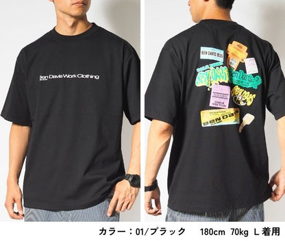 BEN DAVIS ベンデイビス Tシャツ 半袖 マルチアーカイブ 接触冷感 (C-25580049)