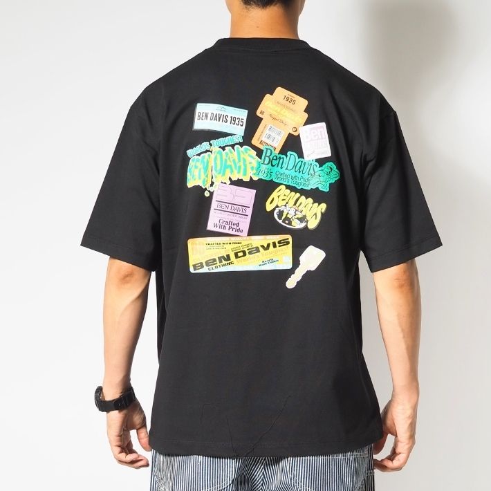 BEN DAVIS ベンデイビス Tシャツ 半袖 マルチアーカイブ 接触冷感 (C-25580049)