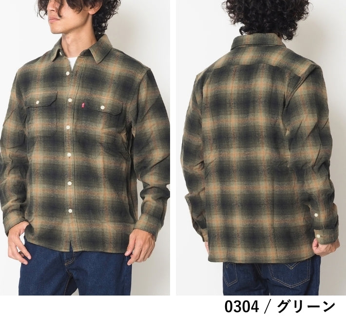 LEVIS リーバイス チェックシャツ 長袖 綿100% (19573)