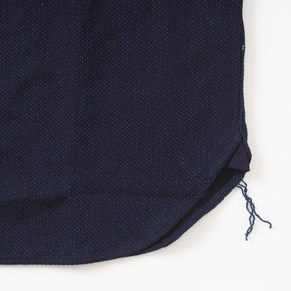 MOMOTARO JEANS 桃太郎ジーンズ ワークシャツ 長袖 刺子 日本製 綿100% (MMLS6018)