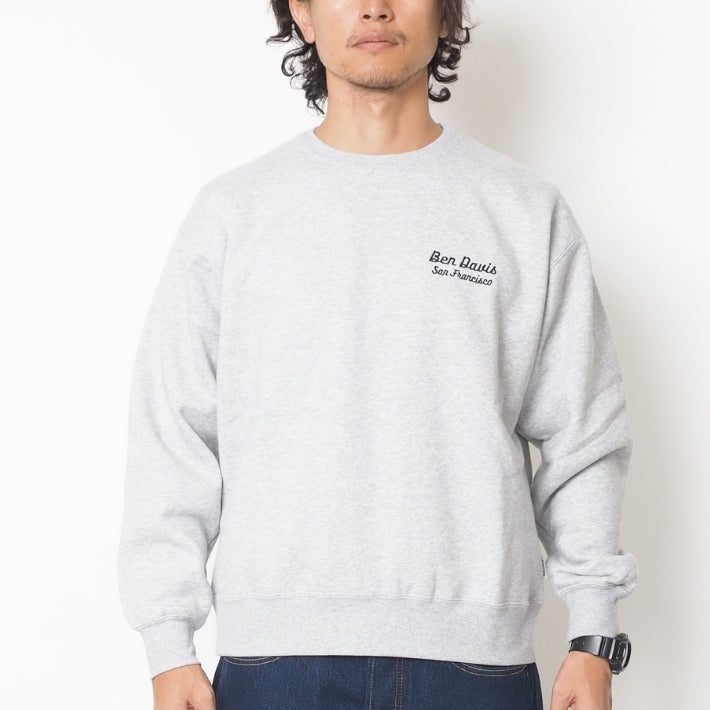 BEN DAVIS ベンデイビス トレーナー バックプリント ラベルロゴ (1050-26780055)