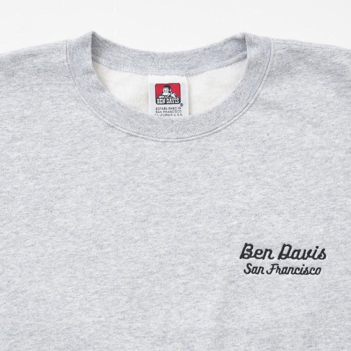 BEN DAVIS ベンデイビス トレーナー バックプリント ラベルロゴ (1050-26780055)