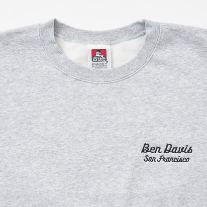 BEN DAVIS ベンデイビス トレーナー バックプリント ラベルロゴ (1050-26780055)