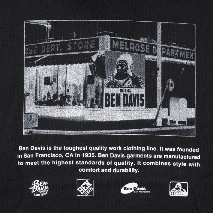 BEN DAVIS ベンデイビス パーカー フードロゴ バックフォト (1030-26780051)