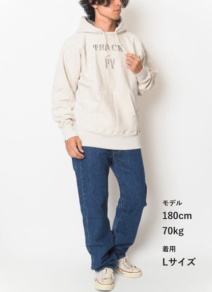 CHAMPION チャンピオン スウェットーパーカー リバースウィーブ 2ndパテントモデル 裏起毛 ステンシル (C-A117)