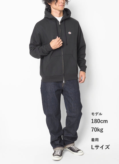 DICKIES ディッキーズ ジップパーカー ワンポイント ロゴ (DC2052)