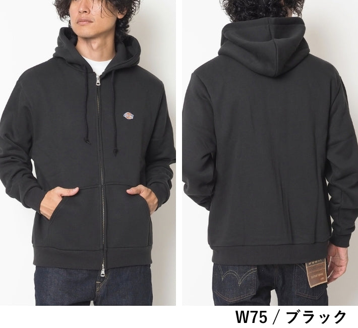 DICKIES ディッキーズ ジップパーカー ワンポイント ロゴ (DC2052)