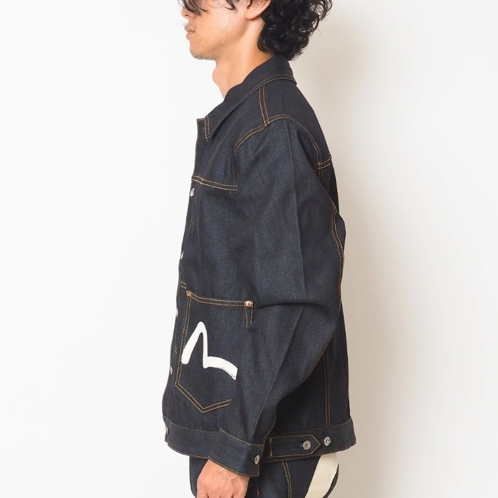 EVISU エヴィス デニムジャケット Gジャン ポケット カモメ (2ESHTM5DJ1241RXCT)