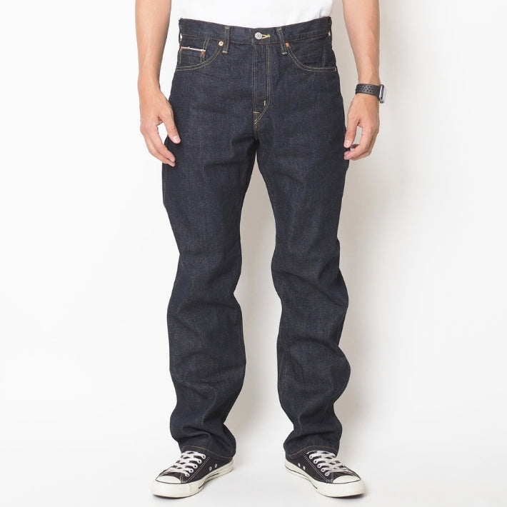 EDWIN エドウィン 505ZX ルーズ ジーンズ デニムパンツ 50s セルビッジ 綿100% 日本製 (E50550-300)