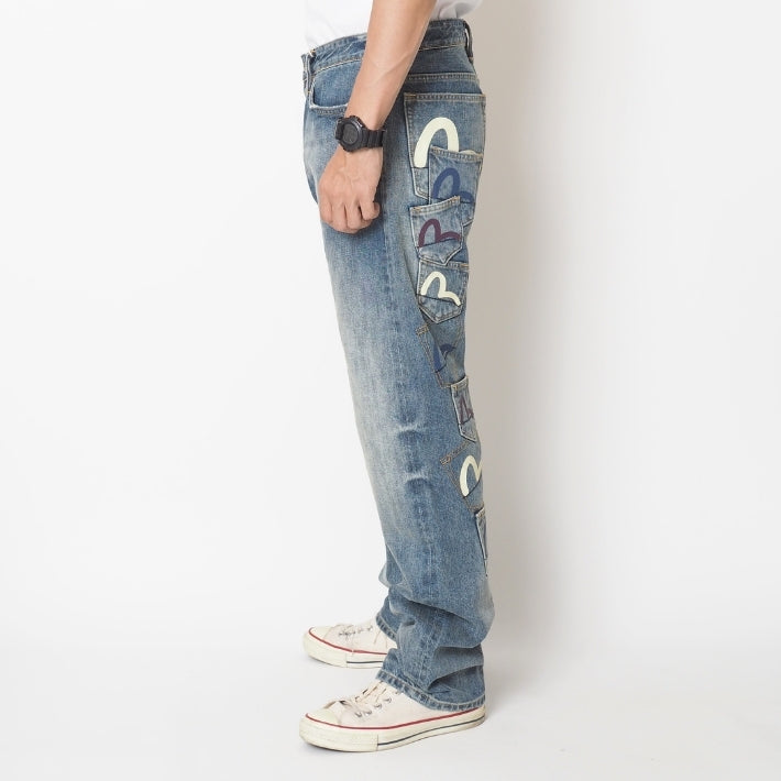EVISU エヴィス マルチポケット カモメ #2020 (2EAHTM6JE101620DN)