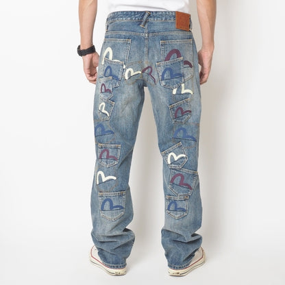 EVISU エヴィス マルチポケット カモメ #2020 (2EAHTM6JE101620DN)