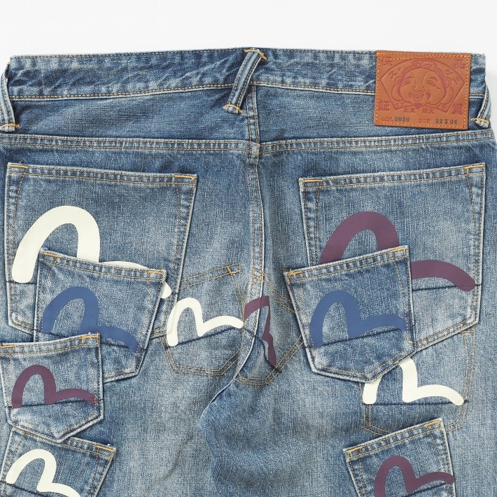 EVISU エヴィス マルチポケット カモメ #2020 (2EAHTM6JE101620DN)