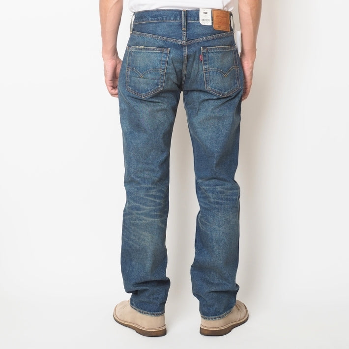 Levi's リーバイス 501 オリジナル ストレート ボタンフライ セルビッジ ダメージ リペア (005013906)