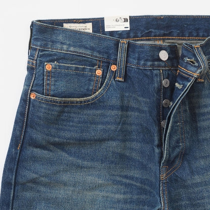 Levi's リーバイス 501 オリジナル ストレート ボタンフライ セルビッジ ダメージ リペア (005013906)