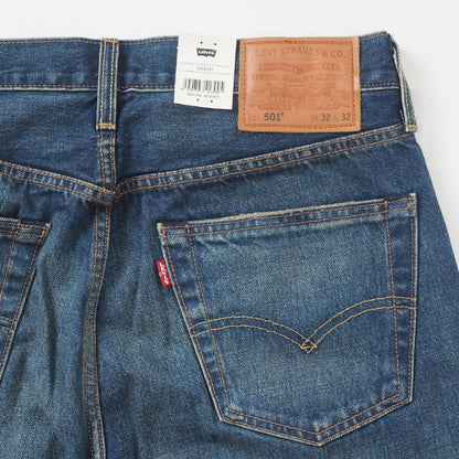Levi's リーバイス 501 オリジナル ストレート ボタンフライ セルビッジ ダメージ リペア (005013906)