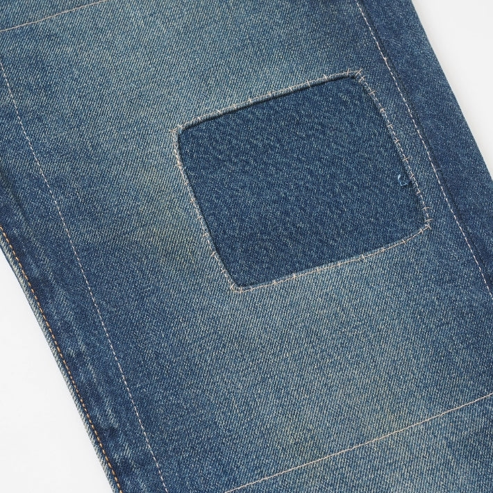 Levi's リーバイス 501 オリジナル ストレート ボタンフライ セルビッジ ダメージ リペア (005013906)
