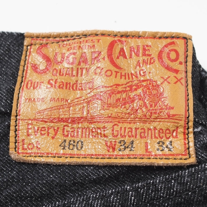 SUGAR CANE シュガーケーン 1947モデル 14.25oz ブラックデニム レギュラーストレート (SC42460)