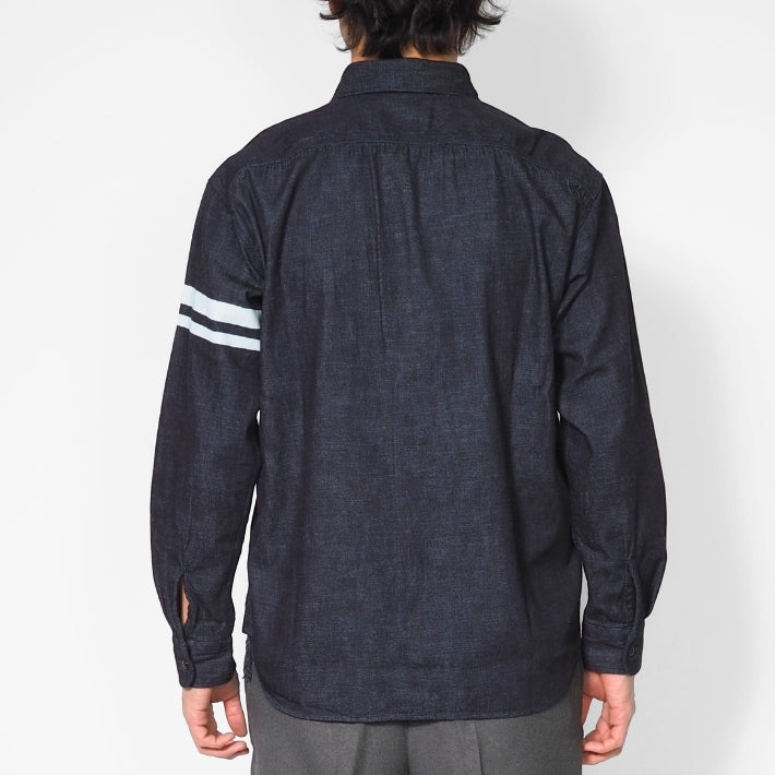 MOMOTARO JEANS 桃太郎ジーンズ セルビッチ デニムシャツ 日本製 (MMLS3001)
