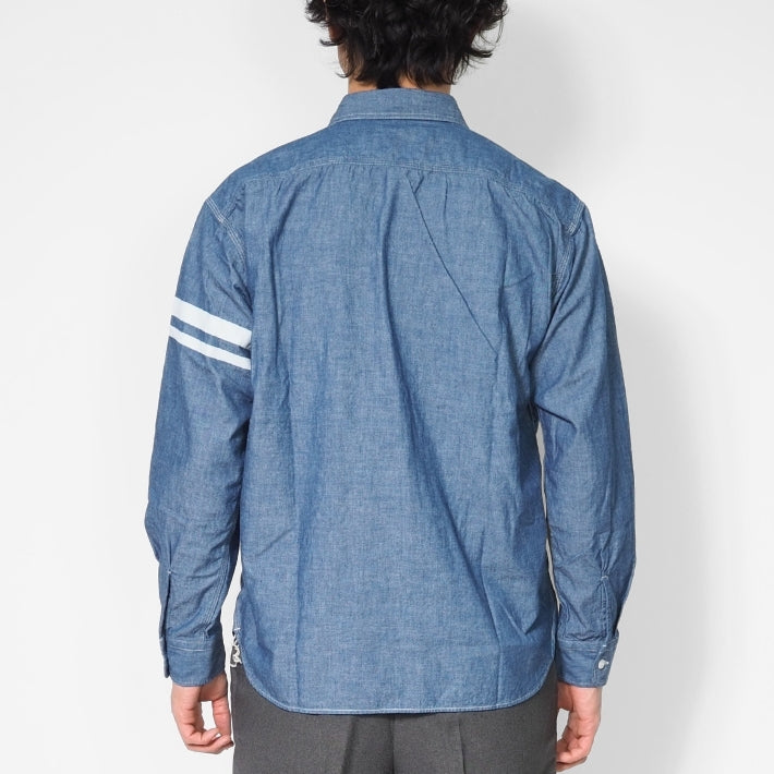 MOMOTARO JEANS 桃太郎ジーンズ セルビッチ シャンブレーシャツ 日本製 (MMLS3000)