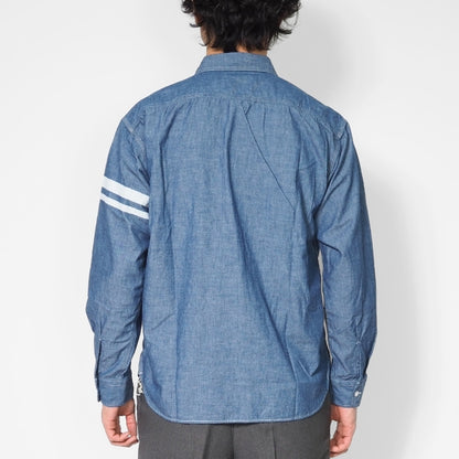 MOMOTARO JEANS 桃太郎ジーンズ セルビッチ シャンブレーシャツ 日本製 (MMLS3000)