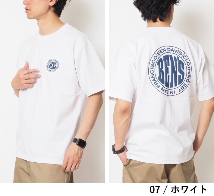 BEN DAVIS ベンデイビス Tシャツ 半袖 サークルロゴ (C-26580008)