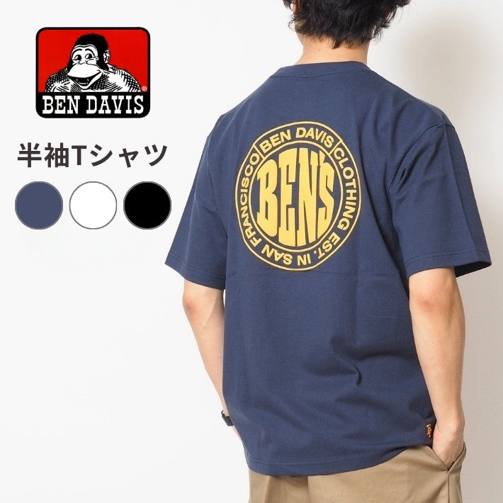 BEN DAVIS ベンデイビス Tシャツ 半袖 サークルロゴ (C-26580008)