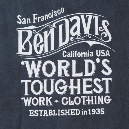 BEN DAVIS ベンデイビス Tシャツ 半袖 オールドロゴ バックプリント (C-26580005)