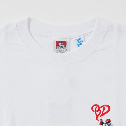 BEN DAVIS ベンデイビス Tシャツ 半袖 接触冷感 ワンポイント BDスプレー (C-26580017)