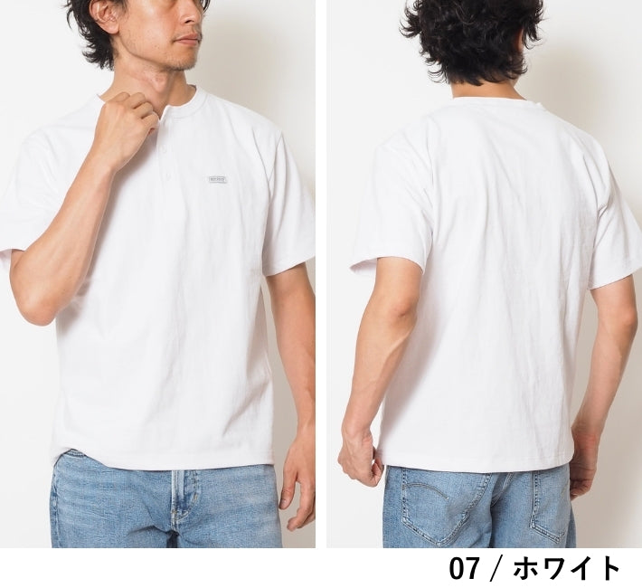 BEN DAVIS ベンデイビス ヘンリーネック Tシャツ 半袖 ワンポイント (C-26580037)