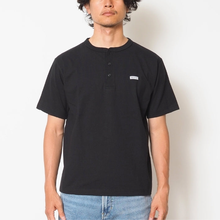 BEN DAVIS ベンデイビス ヘンリーネック Tシャツ 半袖 ワンポイント (C-26580037)