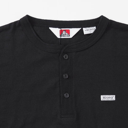 BEN DAVIS ベンデイビス ヘンリーネック Tシャツ 半袖 ワンポイント (C-26580037)