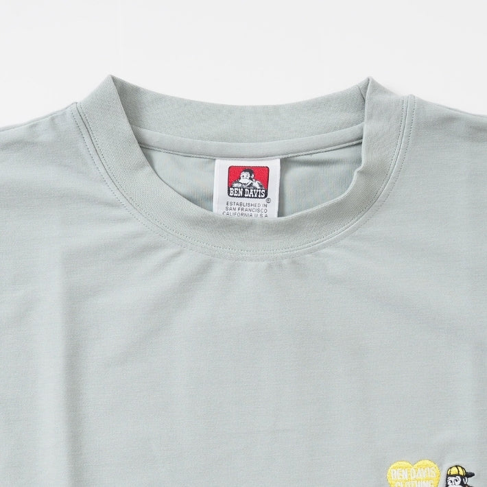 BEN DAVIS ベンデイビス Tシャツ 半袖 接触冷感 UVカット ワンポイント ハート (C-26580033)