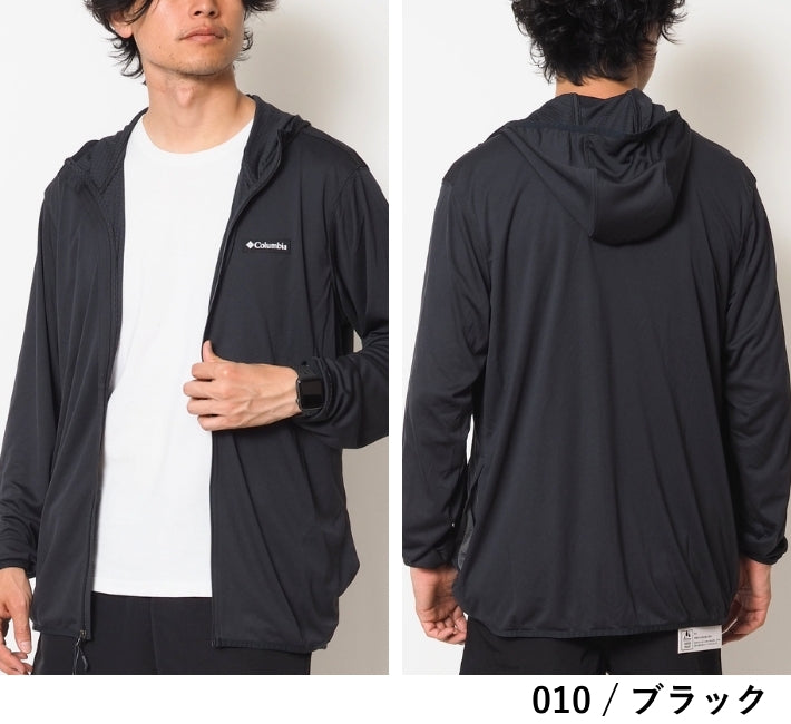 COLUMBIA コロンビア フーディー パーカー 長袖 涼しい 冷感 吸湿 速乾 UVカット (XE9713)