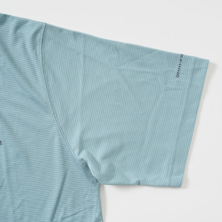 COLUMBIA コロンビア Tシャツ 半袖 オムニフリーズゼロ アイス 接触冷感 吸湿速乾 消臭 (PG1694)