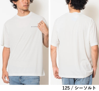 COLUMBIA コロンビア Tシャツ 半袖 オムニフリーズゼロ アイス 接触冷感 吸湿速乾 消臭 (PG1694)