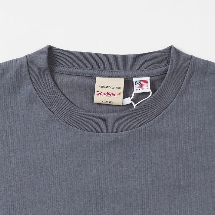 Goodwear グッドウェア 涼しい Tシャツ 半袖 接触冷感 吸水速乾 ポケット付き ビッグシルエット (2W7-15225)