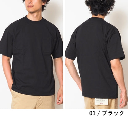 Goodwear グッドウェア 涼しい Tシャツ 半袖 接触冷感 吸水速乾 ポケット付き ビッグシルエット (2W7-15225)